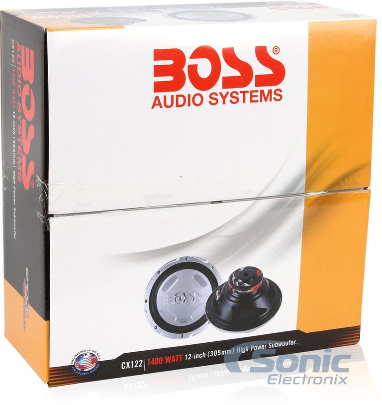 (2) 12" Boss CX122 Subwoofers + AR1500M Amplifier + Amp kit Image 12