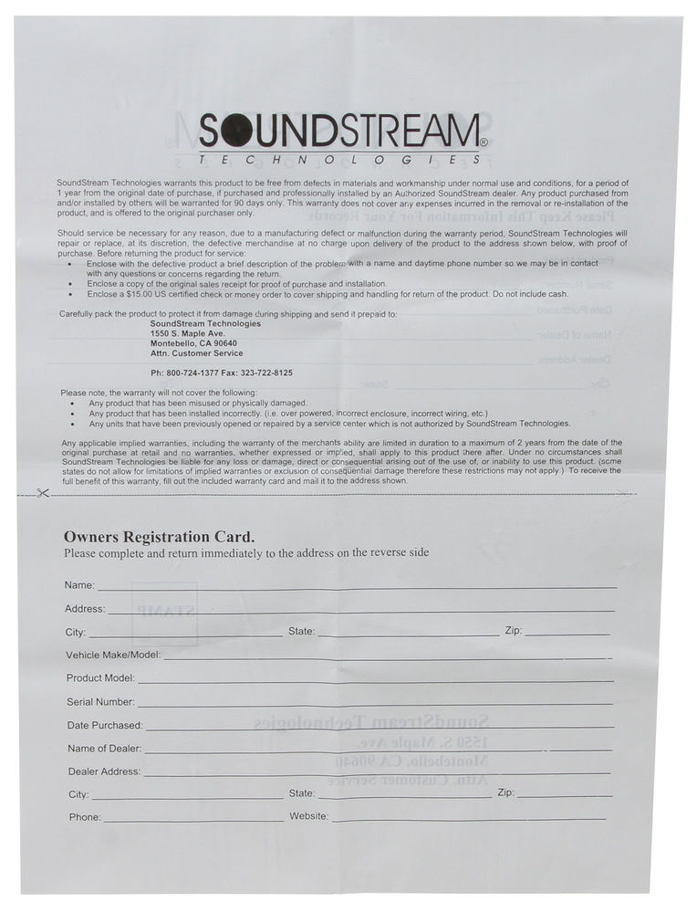 Soundstream Midrange Package (2 SMD.202 100W Midrange Compression Drivers & 2 Horn Lens) Image 4