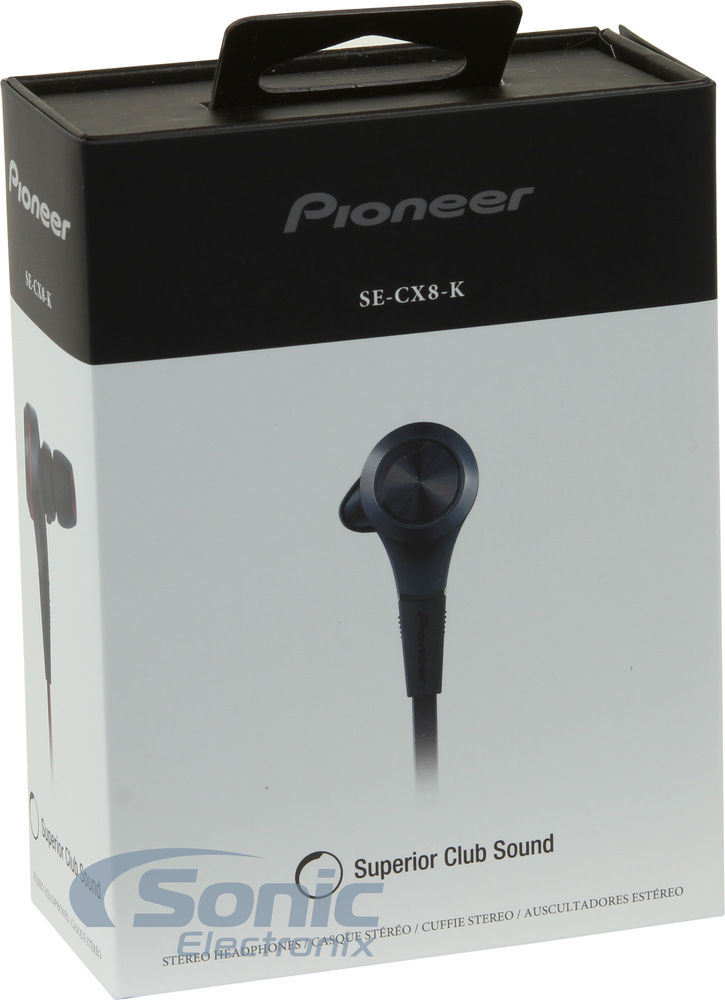 Pioneer Superior Club Sound Headphone SE-CX8-K (Black) Image 9