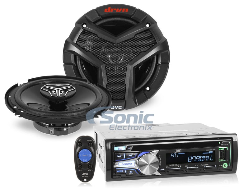 JVC KD-R750 + 50% OFF JVC CS-V628 6.5" Speakers Image 1