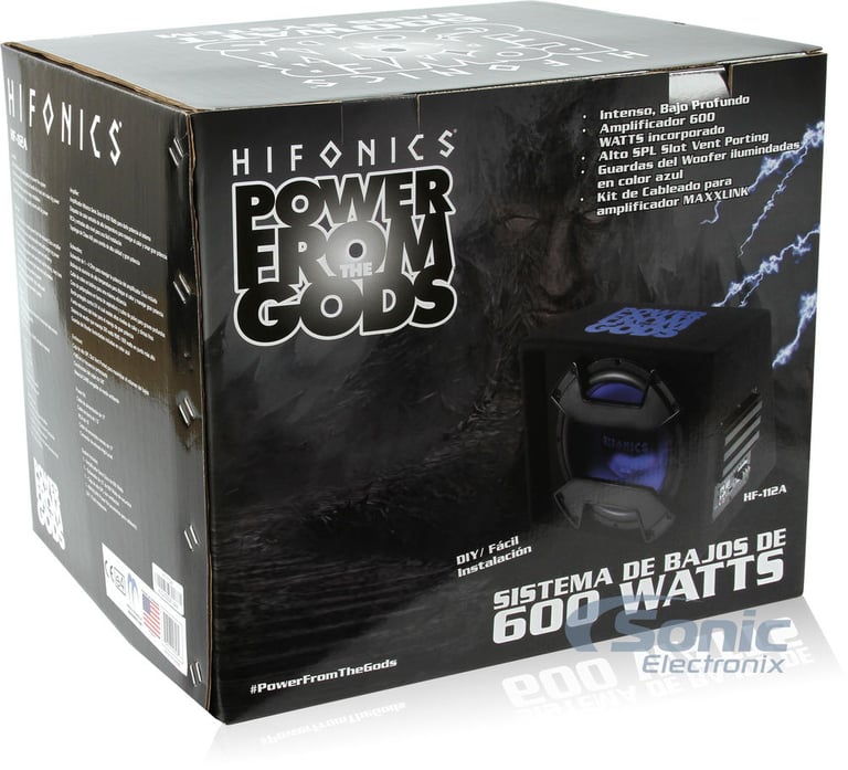 Hifonics HF-112A Powered 12" Sub Box Image 13
