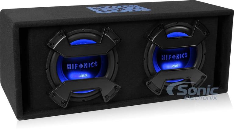 Hifonics HF-210A Dual 10" Powered Sub Box Image 2