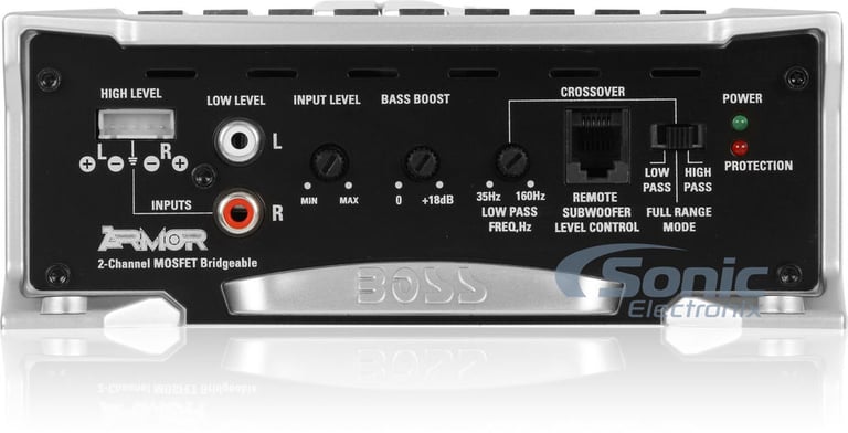 Two 2100 Watt Max P106DVC Subwoofers + Boss AR1600.2 Amplifier w/ Wiring Kit Image 3