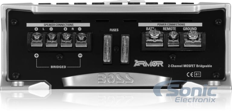 Two 2100 Watt Max P106DVC Subwoofers + Boss AR1600.2 Amplifier w/ Wiring Kit Image 4