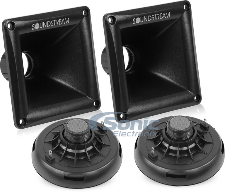 Soundstream Midrange Package (2 SMD.200 100W Midrange Compression Drivers & 2 Horn Lens) Image 1