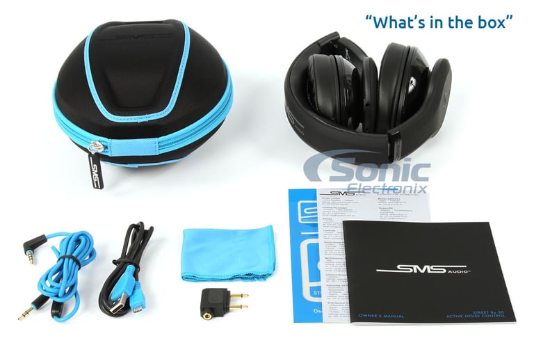 SMS Audio SMS-WD-ANC-BLK STREET by 50 Cent (Shadow Black) Image 14