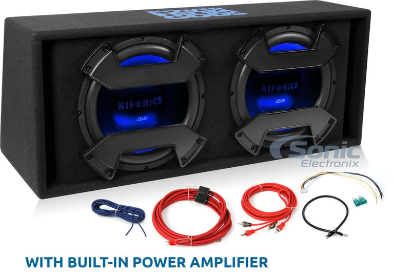 Hifonics HF-212A Dual 12" Powered Sub Box Image 1