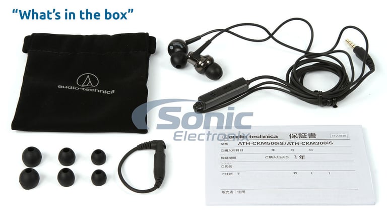 Audio Technica ATH-CKM500ISBK  - Black Image 8