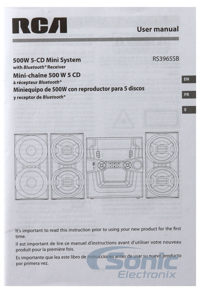 RCA RS3965SB (Open Box) Image 11