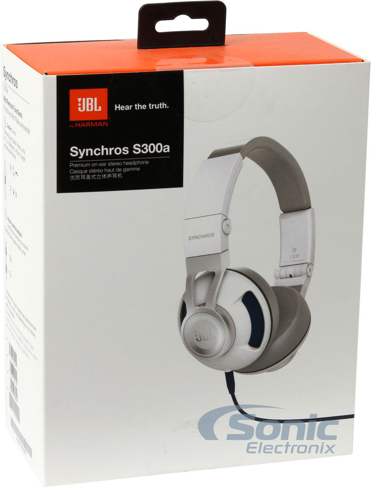 JBL Synchros S300A - White/Blue Image 13
