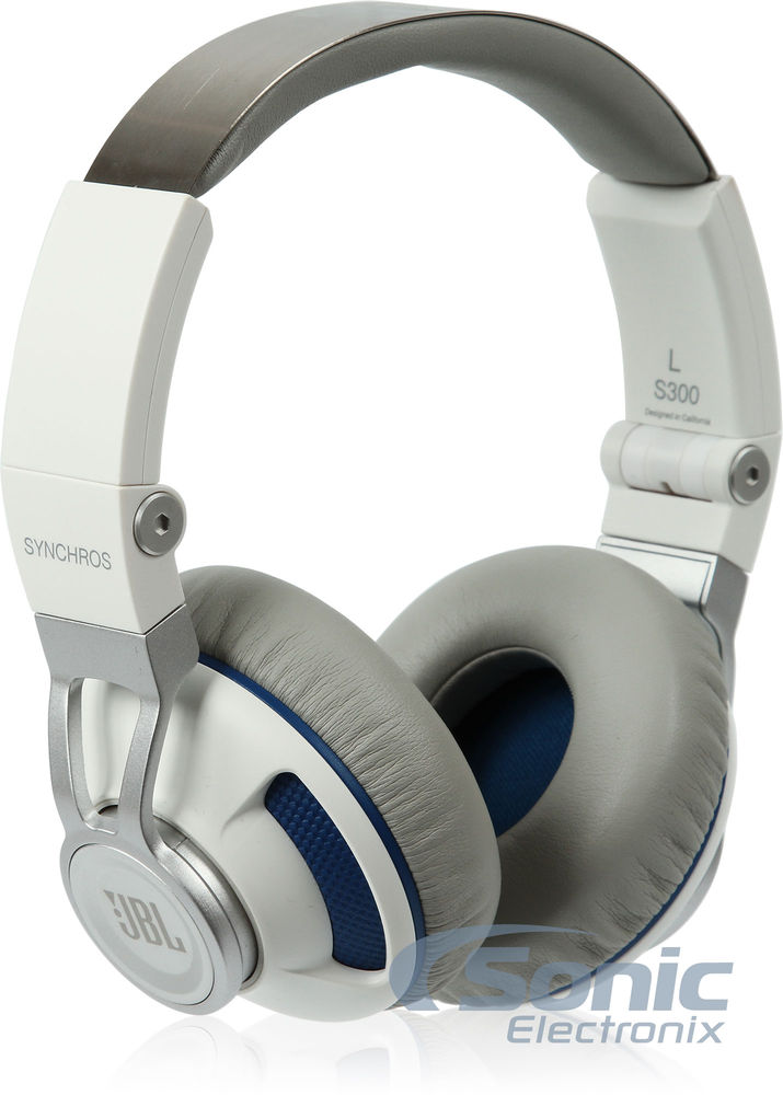 JBL Synchros S300A - White/Blue Image 1
