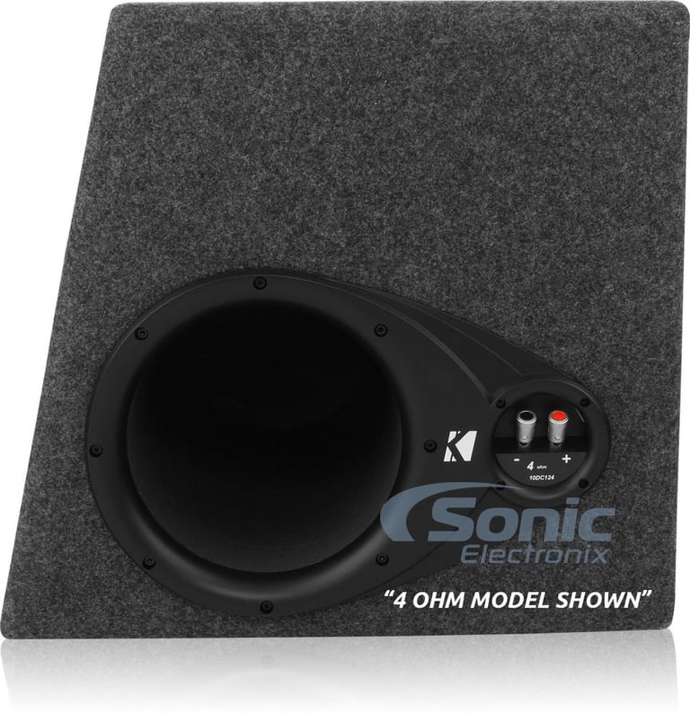 NEW Kicker 10DC122 Dual 12" 600W Loaded Car Audio Subwoofers Subs+Box+Amplifier+Amp Kit Image 4