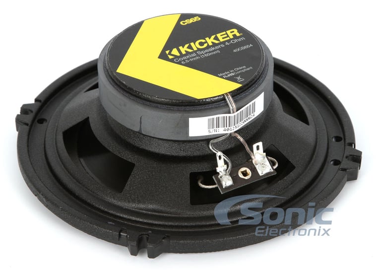 4) NEW Kicker 40CS654 6.5" 1200W 4 Ohm 2-Way Coaxial CS Car Audio Speakers Image 5