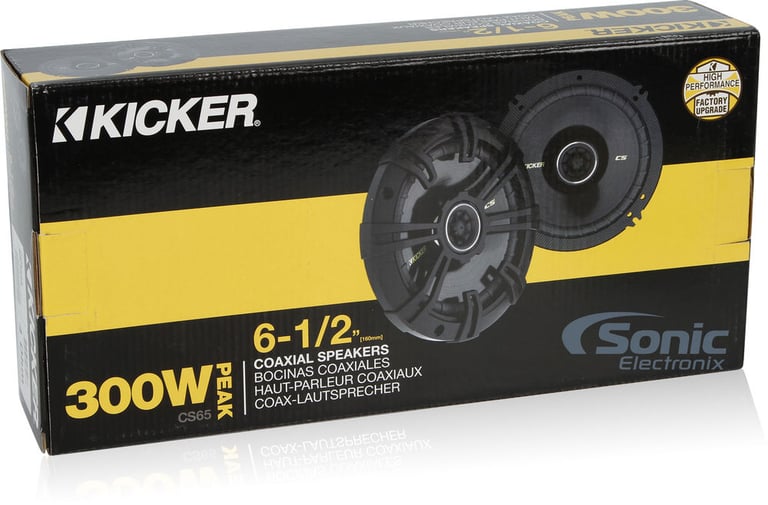 4) NEW Kicker 40CS654 6.5" 1200W 4 Ohm 2-Way Coaxial CS Car Audio Speakers Image 10