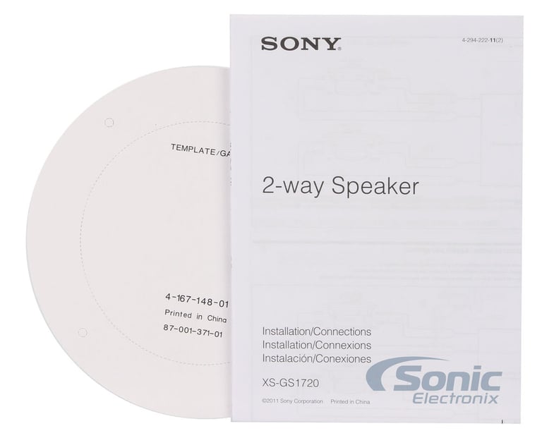 4 x Sony XS-GS1720 Image 8