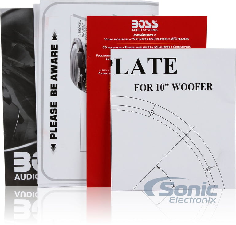 (4) Boss P106DVC Subwoofers Image 8
