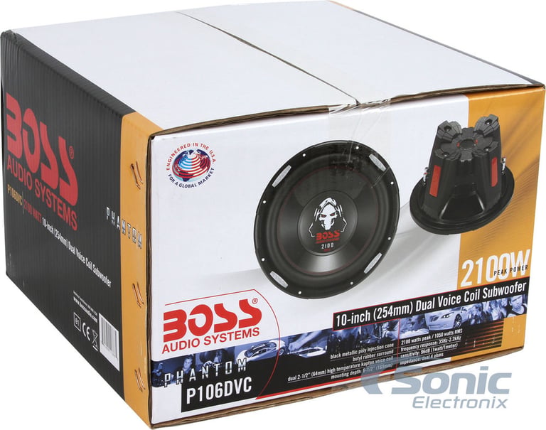 (4) Boss P106DVC Subwoofers Image 10