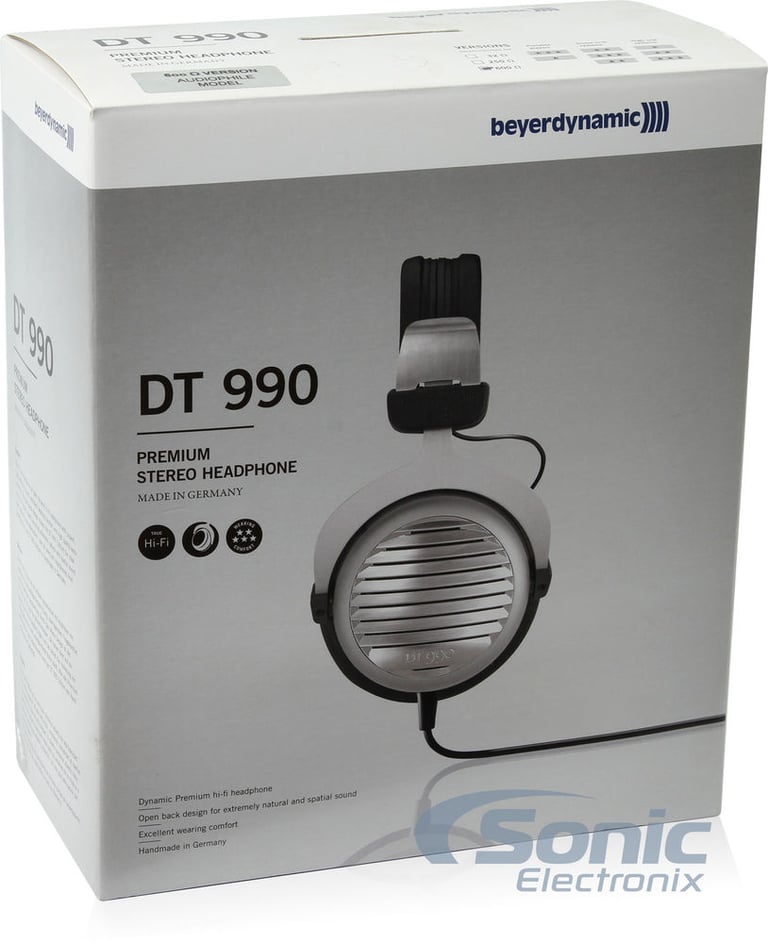 Beyerdynamic DT 990 Premium 600 Ohm Open Box Complete Image 9