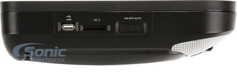 Audiovox Dual 7" Headrest Monitors + 10" Overhead Monitor w/ Built-in DVD Player Image 6