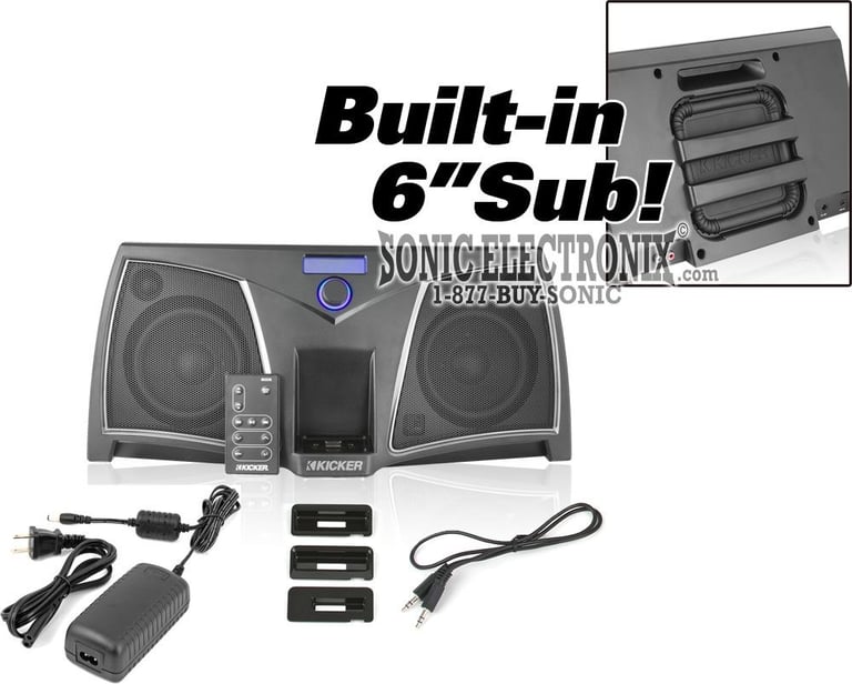 Kicker zKICK 08ZK500 / ZK500 Zune Speaker Dock Image 1
