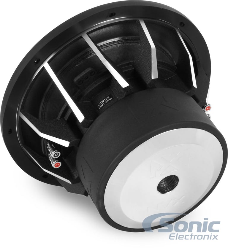 Dual 12" NVX VC Dual 2 ohm Subwoofers w/ Ported Enclosure Image 4