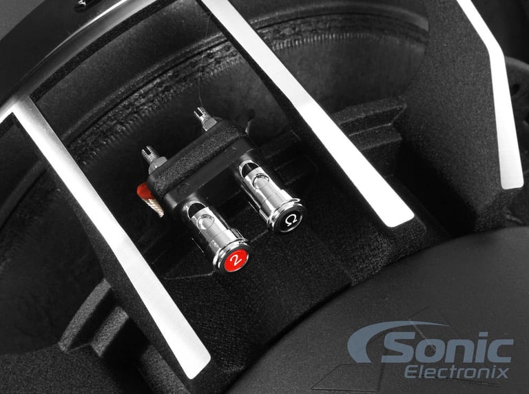 Dual 12" NVX VC Dual 2 ohm Subwoofers w/ Ported Enclosure Image 7