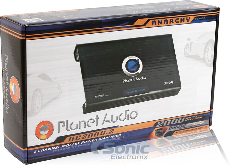 2000W Kicker + Planet Audio Shallow Mount Bass Package Image 13
