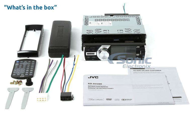JVC KD-AV300 Image 13