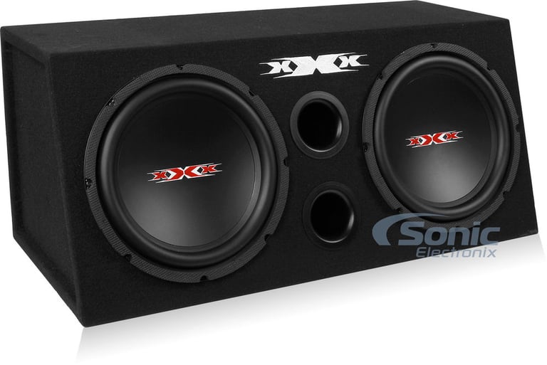 XXX XBX1200B - Subwoofer Enclosure + Amplifier & Kit Combo Image 2
