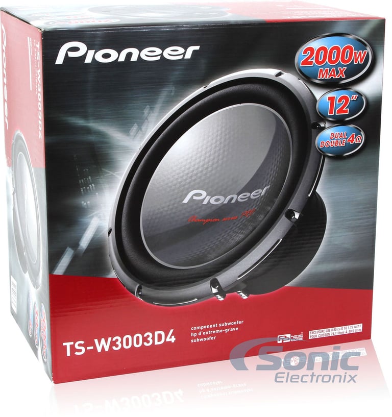 Pair of Pioneer TS-W3003D4 Image 7