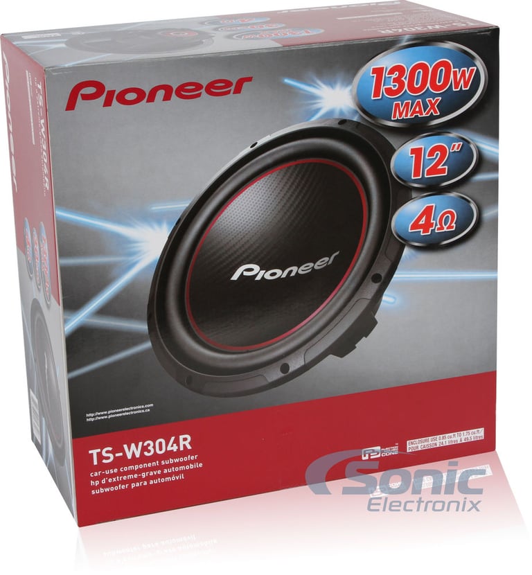 Pair of Pioneer TS-W304R Image 7
