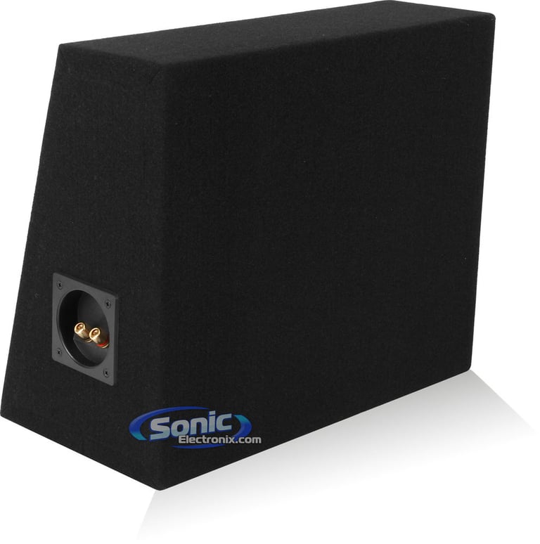Single 10" Subwoofer Angled Truck or Hatchback Box Enclosure-OPEN BOX Image 10