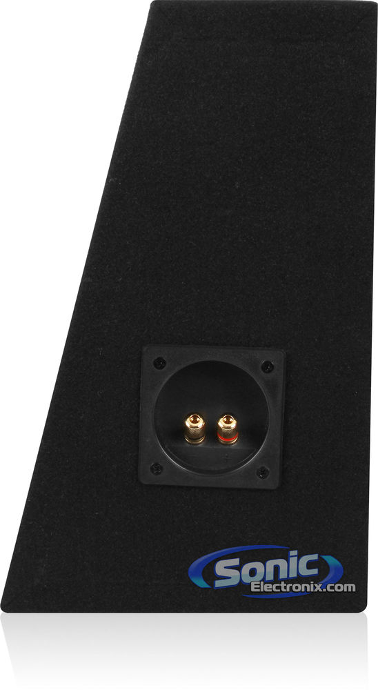 Single 10" Subwoofer Angled Truck or Hatchback Box Enclosure-OPEN BOX Image 11
