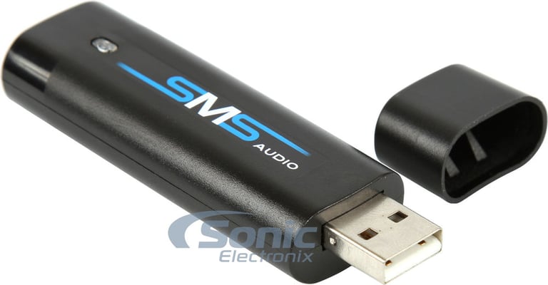 SMS Audio USB Wireless Transmitter (SMS-USBTRS-BLK) Image 1