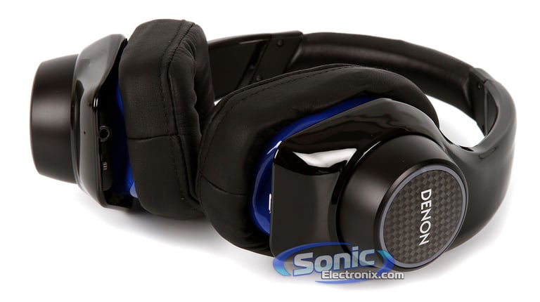Denon AH-D400 - Black/Blue-OPEN BOX Image 18