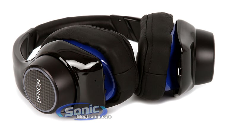 Denon AH-D400 - Black/Blue-OPEN BOX Image 19