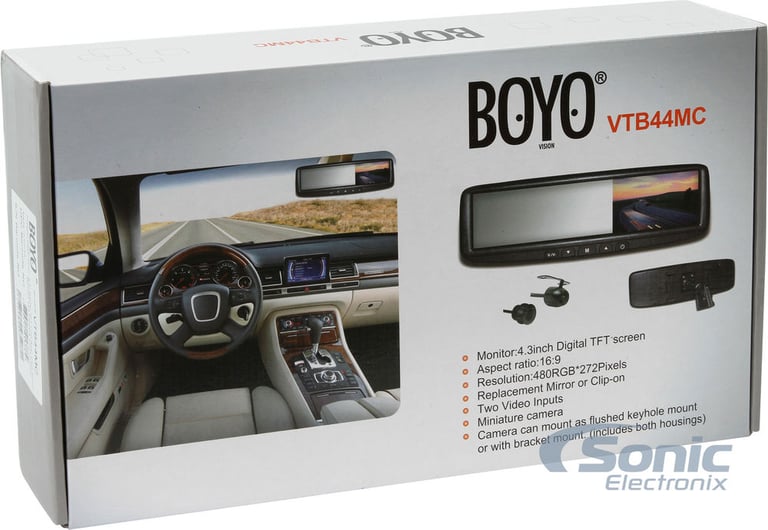 4.3" Digital TFT LCD Mirror Monitor With Rearview Camera Image 12