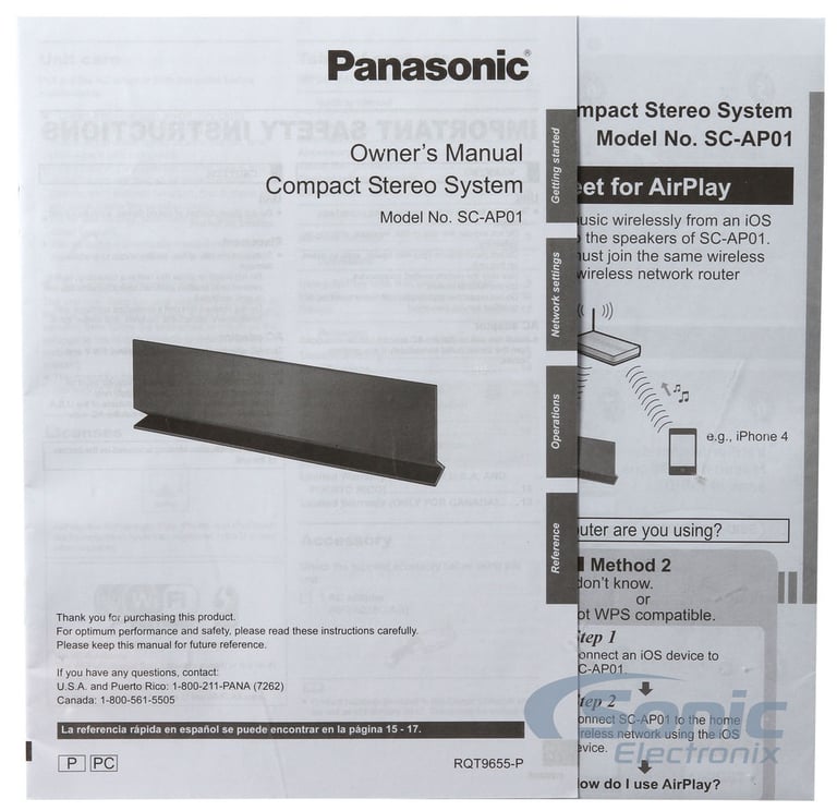 Panasonic SC-AP01 Image 4