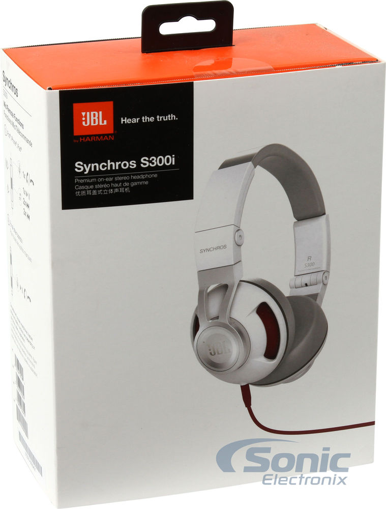 JBL Synchros S300i - White/Red Image 8