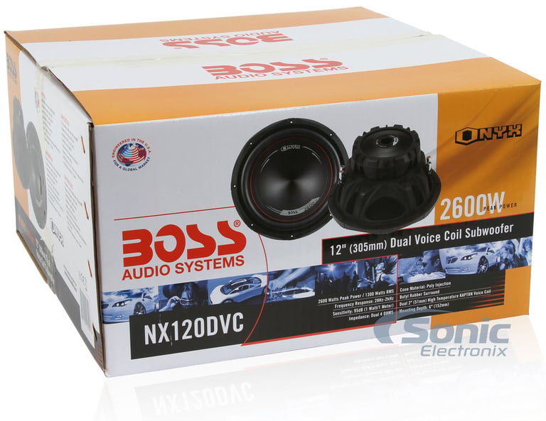 Loaded Ported Enclosure w/ Pair of Boss NX120DVC Image 10