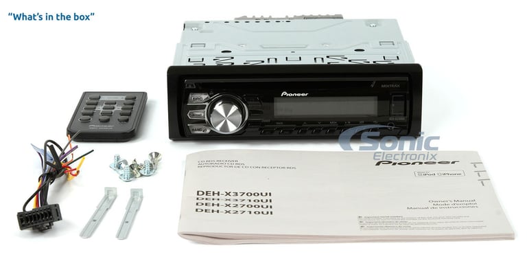 Pioneer DEH-X2700UI OPEN BOX COMPLETE Image 8
