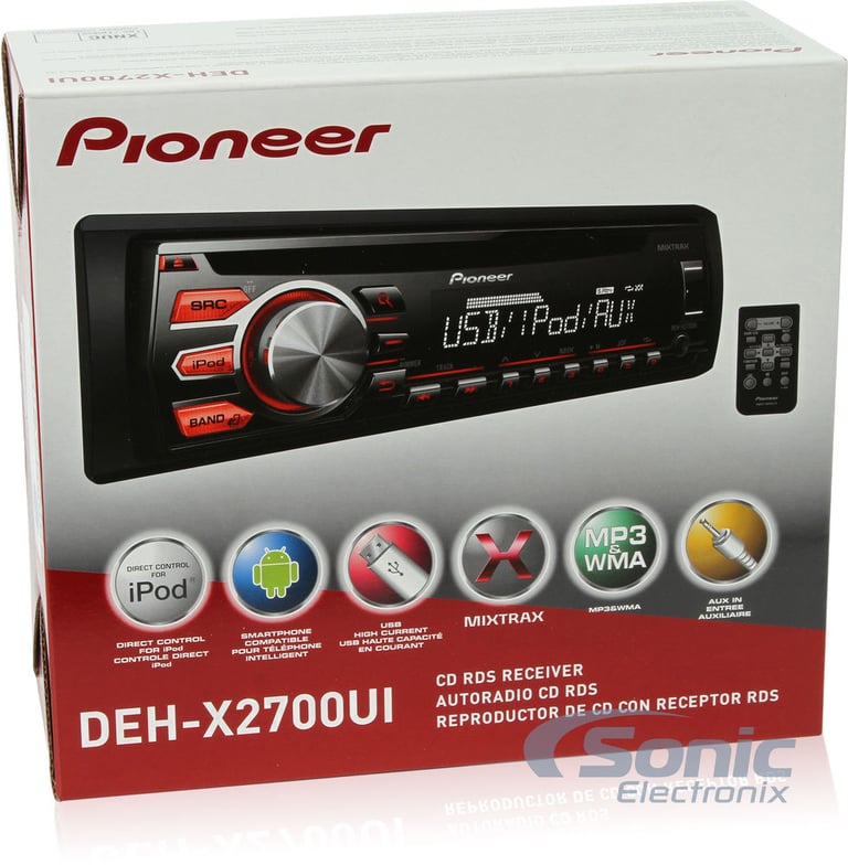 Pioneer DEH-X2700UI OPEN BOX COMPLETE Image 9