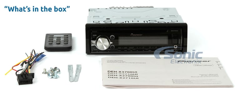 Pioneer DEH-X3700UI Image 8