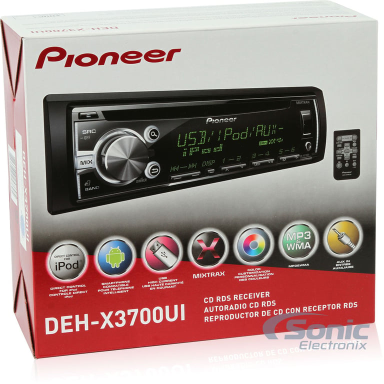 Pioneer DEH-X3700UI Image 9