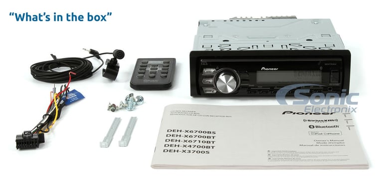 Pioneer DEH-X4700BT Open Box Complete Image 9