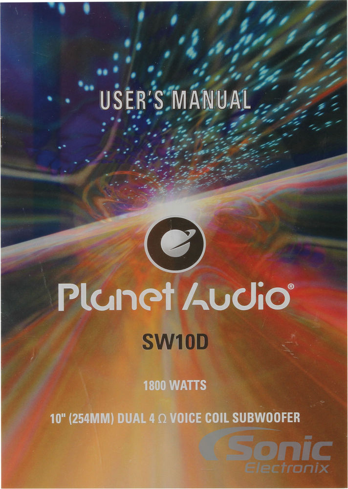 Planet Audio SW10D Image 9