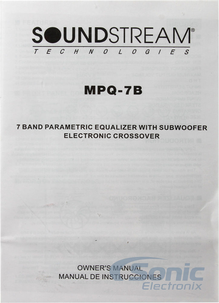 Soundstream MPQ-7B Image 6