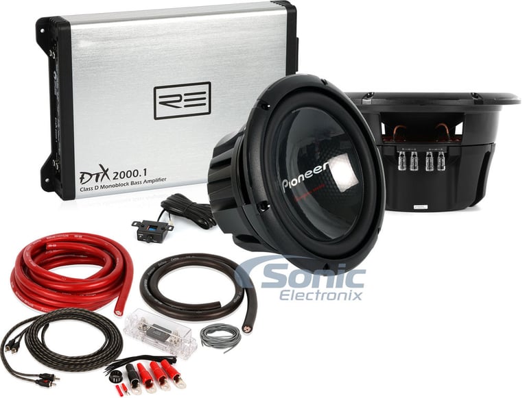 750W Pioneer + RE Audio Bass Bundle Image 1