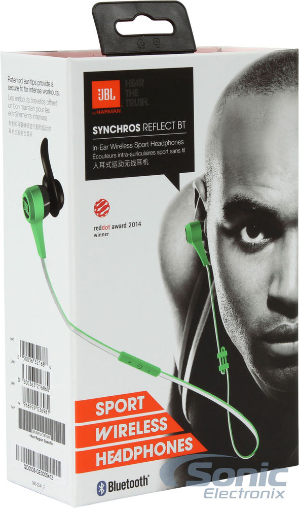 JBL Synchros Reflect BT- Green (JBLREFLECTBTGRN) Image 5