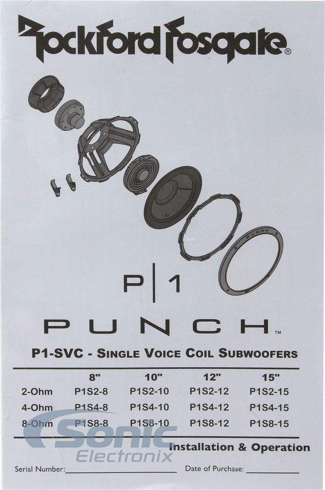 Rockford Fosgate Punch P1S4-8 Image 6